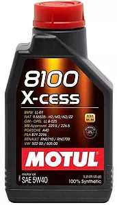 Motul Motor oil 8100 X-Cess SAE 5W40 (1 Liter)