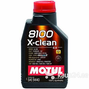 Motul Motor oil 8100 X-Clean SAE 5W40 (1 Liter)