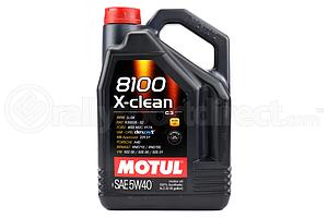 Motul Motor oil 8100 X-Clean SAE 5W40 (5 Liter)
