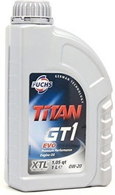 Engine Oil Titan GT1 Evo 0W20, 1L